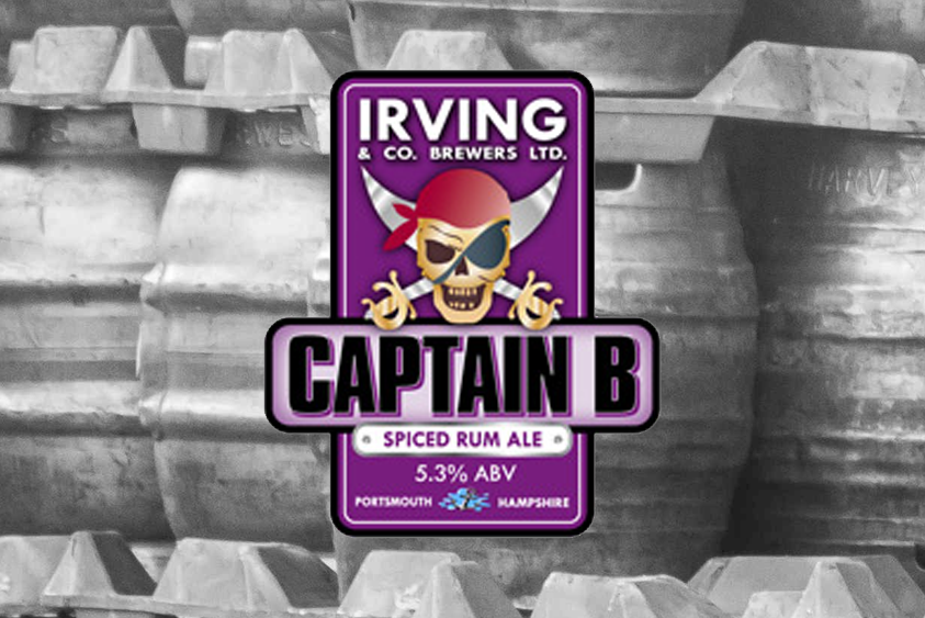 Bracknell Beer Festival favourite Captain B from Irving & Co. Brewers in Portsmouth.