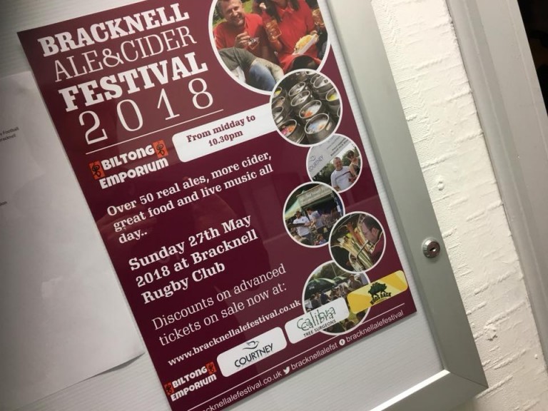 Bracknell Ale & Cider Festival 2018 poster